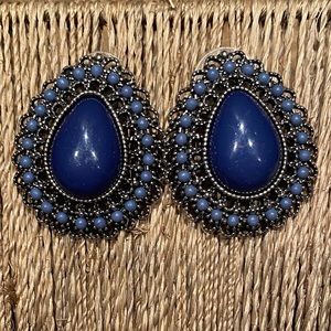 Large Midnight Blue Studs